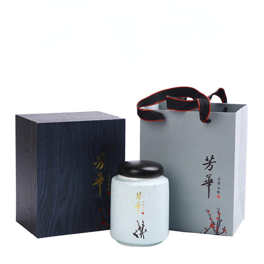 Premium Chinese Jasmine Tea Green Tea Strong Flavour Tea Flower & Fruit Tea Ceramic Gift Box Tea 180g Tea Gift for Tea Lovers 新茶茉莉花茶绿茶浓香型茶叶花果茶芳华陶瓷礼盒茶节日伴手礼茶