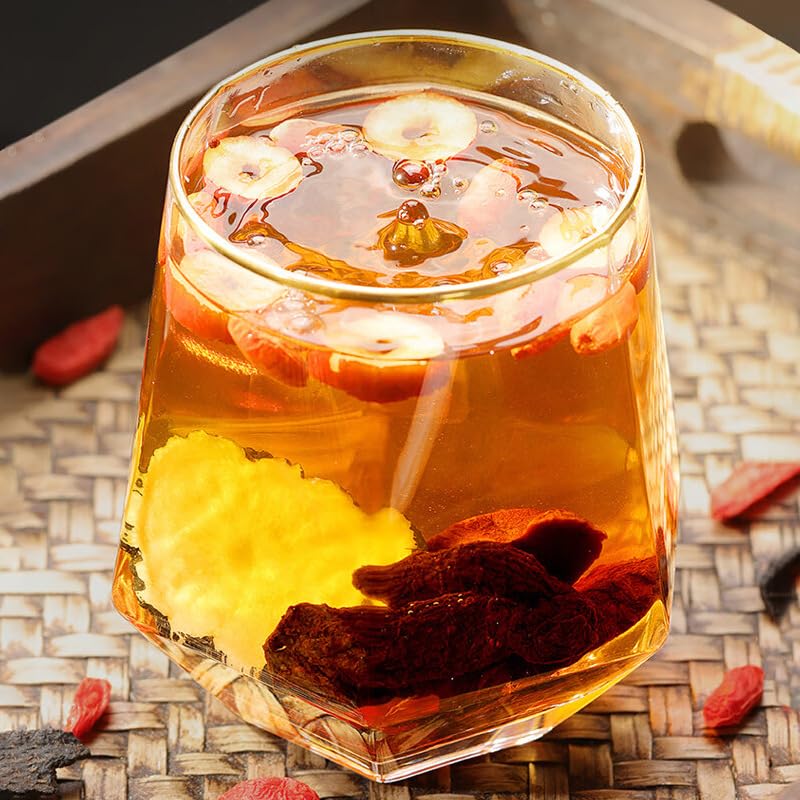 Tong Ren Tang Canned Premium Dried Huang Jing Root Tea for Drinking Herbal Tea Nutritious, 120g / 4.23 oz Healthy Sweet and Light In Taste 南京同仁堂黄精九蒸九晒特级养生茶黄精药材120克