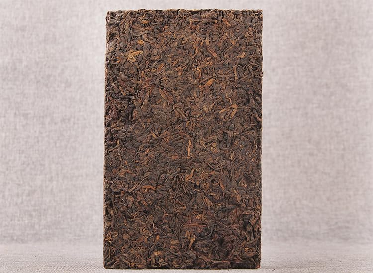 Classic Tea 1000g / 35.27oz Natural and additive-free Mellow Ancient Rhythm Tea Bricks Rare Puerh Ripe Tea Tea Bricks Tea Gift, Black tea 经典茶叶藏醇古韵茶砖 珍藏普洱茶熟茶茶砖 茶礼1000g