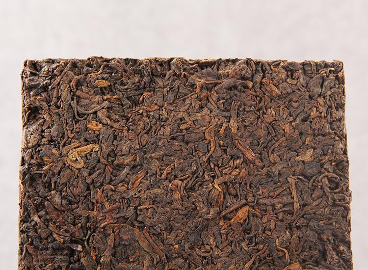 Classic Tea 1000g / 35.27oz Natural and additive-free Mellow Ancient Rhythm Tea Bricks Rare Puerh Ripe Tea Tea Bricks Tea Gift, Black tea 经典茶叶藏醇古韵茶砖 珍藏普洱茶熟茶茶砖 茶礼1000g