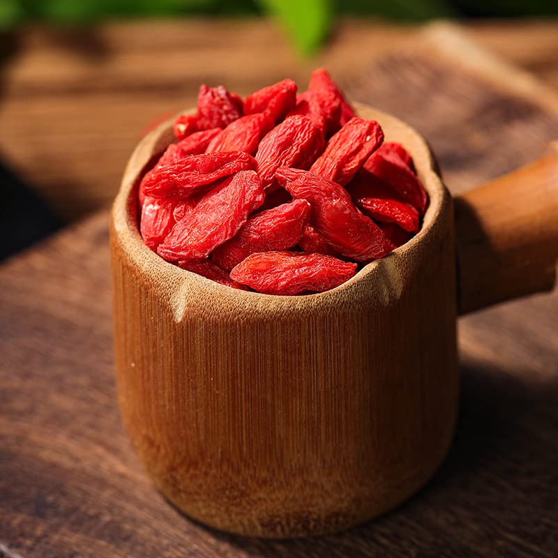 Chinese Wolfberry 5.29oz Non-GMO and Vegan Goji Berries Canned 150g Can Be Combined with Black Goji Berry Cinnamon Red Dates 枸杞 可搭黑枸杞桂圆红枣