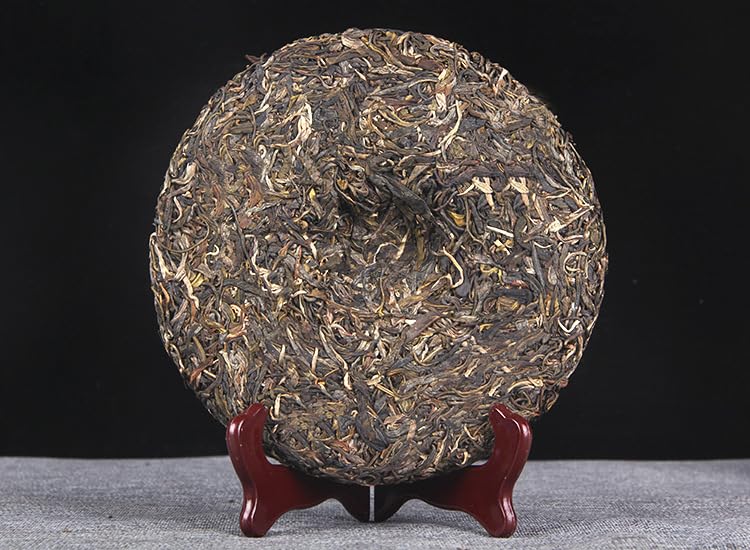 Premium Nannuo Mountain Ancient Tree Pure Material Puerh Tea Raw Tea Cake Yunnan Qizi Cake Tea 357g Healthy and Delicious Green Tea 南糯山古树纯料普洱茶生茶饼357g
