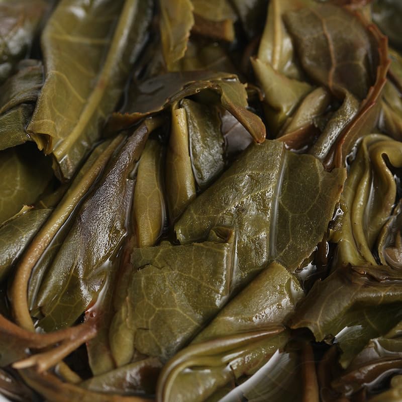 Natural and Additive-free Yunnan Puerh Raw Tea Icelandic Honey Rhythm 357g Organic Raw Tea Qizi Cakes Chinese Green Tea 云南普洱生茶 冰岛蜜韵357克 生茶七子饼茶