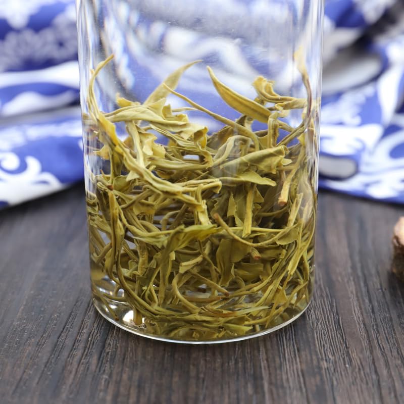 Yunnan Natural and additive-free Green Tea 500g loose Yunnan Mao Feng Strong Fragrance Green Tea 云南新茶生态银丝绿茶散装云南银丝毛峰银丝浓香绿茶