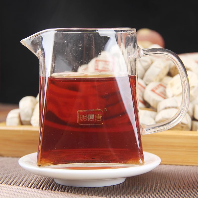 KaduoGolden Bud Puerh Tea Small Tuo Tea Cake 500g Yunnan Ripe Tea Small Lump Fragrance Black Tea Leaf Jade Cake Smooth and Mellow Ripe Tea 卡朵金芽普洱茶小沱茶饼云南熟茶小坨小粒装高香黑茶叶玉饼