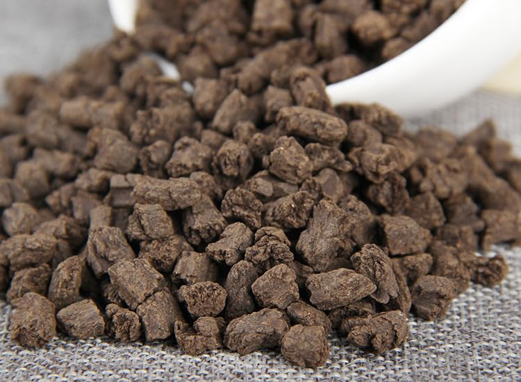 Yunnan Natural and Additive-free Aged Puerh Tea 500g Menghai Jujube Fragrance Tea Fossil (Broken Silver) Jujube Fragrance Laochatou Ripe Tea 云南陈年普洱茶勐海枣香茶化石(碎银子)枣香老茶头熟茶500g