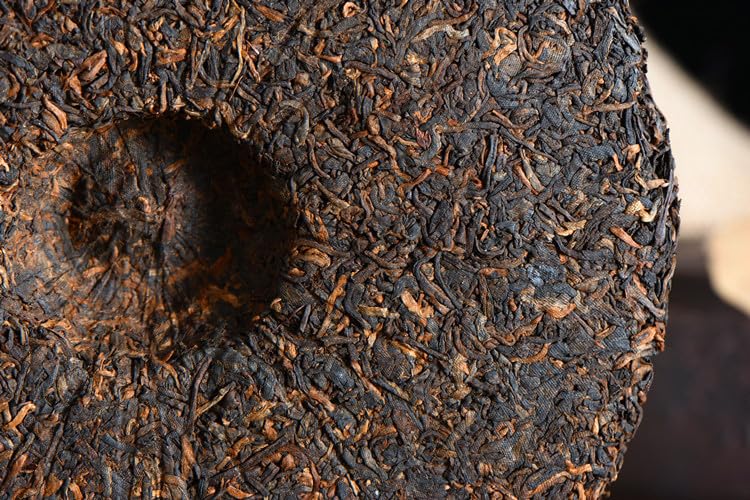 Premium Yunnan organic Puerh Tea 357g Puerh Gong ting Large Tree Ripe Tea Yunnan Renaissance Puerh Tea Aromatic and Flavorful Black Tea 云南普洱茶357g普洱宫廷大树熟茶 云海复兴号普洱茶