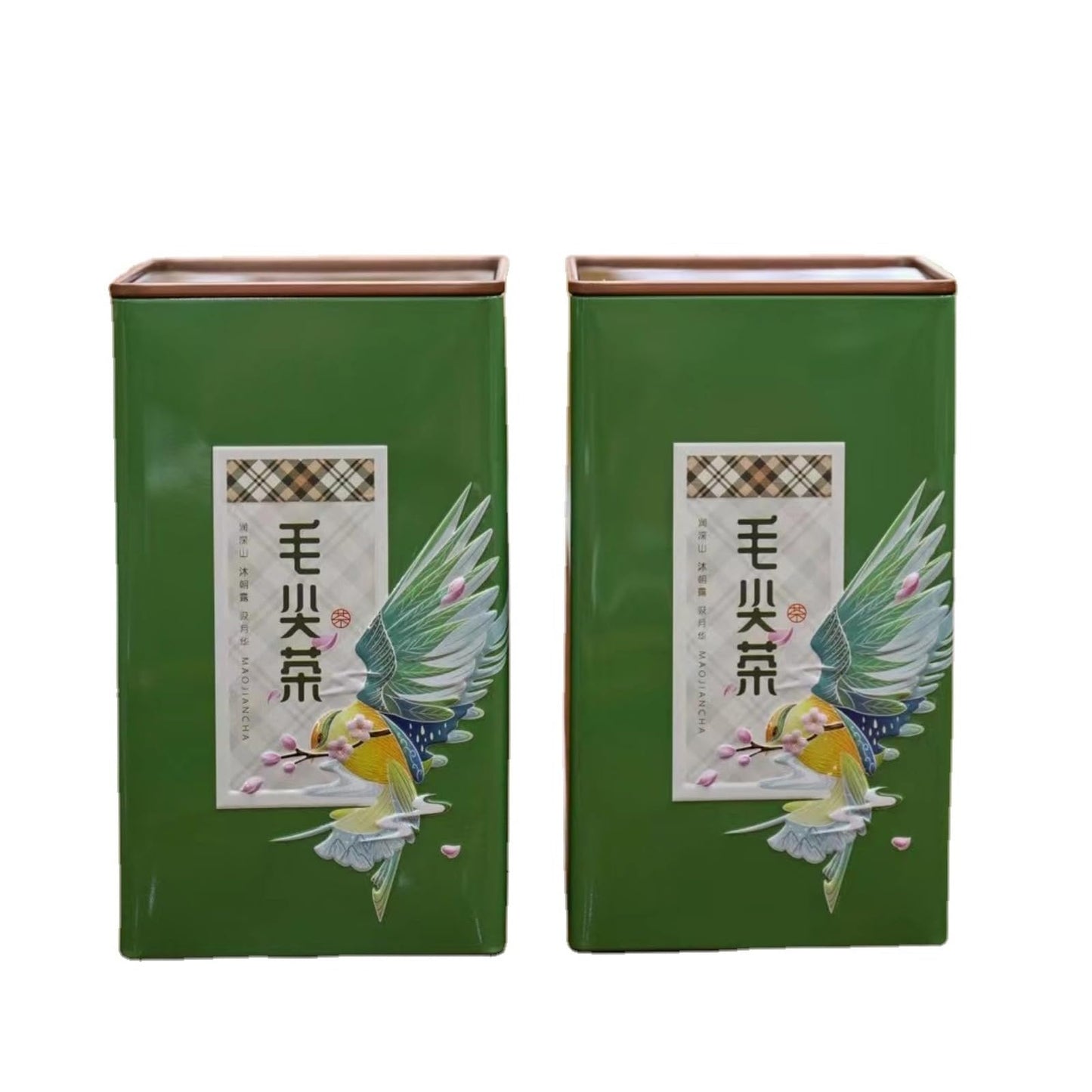 Premium Chinese Mao Jian Tea Leaves Green Tea Orchid and Chestnut Fragrance Whole Buds Mingqian High Mountain Yun Wu Tea 250g/can 新茶毛尖茶叶绿茶兰香豆香栗香全芽明前高山云雾茶500克盒装