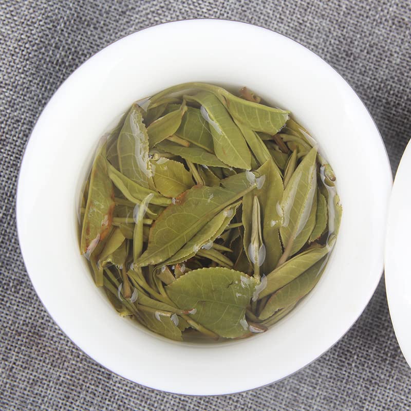 Natural Chinese Tea 100 Years Big Tree Daxueshan Puerh Raw Tea Menghu Daxueshan Spring Big Tree Tea 500g Premium Loose Tea 百年大树大雪山普洱生茶勐库大雪山头春大树茶散装茶500g