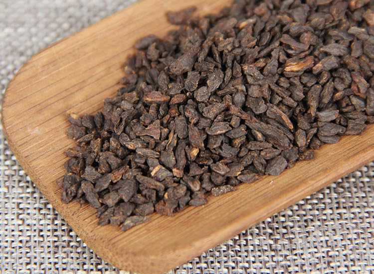 Organic Puerh Tea Ripe Tea Fossil Broken Silver Puerh Loose Tea 500g Gnocchi Tea Fossils Aged Fermented Yunnan Black Tea 普洱茶熟茶 碎银子普洱老茶头散茶500g 糯米香茶化石