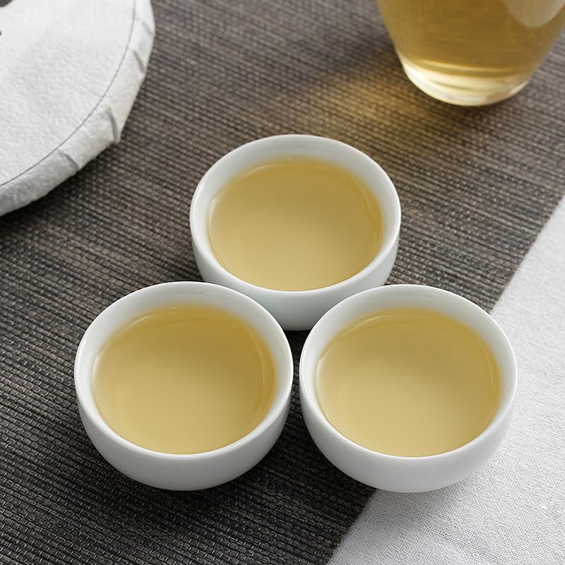 Premium Yunnan Puerh Tea Raw Tea 357g Xigui Old Tree Tea Cake Spring Tea Qizi Cake Tea Puerh Tea Organic Pu-Erh Tea, Green Tea 云南普洱茶 357克昔归(白棉)老树茶饼 明前春茶七子饼茶