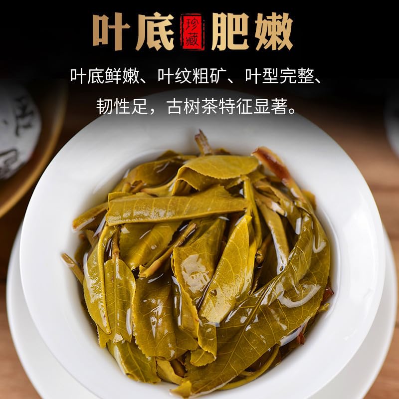 Premium Puerh Tea Raw Tea Yiwu Xiaolongzhu Tea Big Tree Tea Mini Tuo Tea Deliciously Smooth Green tea 250g Thick and sweet 普洱茶生茶 易武小龙珠茶大树茶迷你小沱茶250g