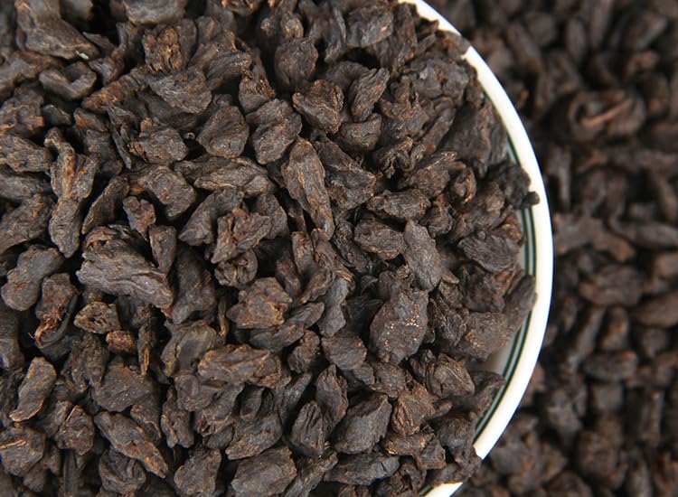 Glutinous Fragrance Tea Fossil Tea Puerh Tea Ripe Tea 500g Additive-free Ancient Tree Fossil Tea Broken Silver Rich and Aromatic 糯米香茶化石茶叶普洱茶熟茶散装茶古树碎老茶头银子500g