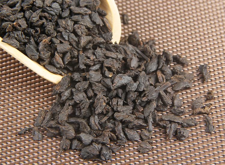 Yunnan Premium Pu'er Broken Silver Tea Fossil 500g Ripe Pu'er Tea Glutinous Rice Fragrance Tea Leaf Material Black Tea 普洱茶糯米香老茶头茶叶料黑茶500g