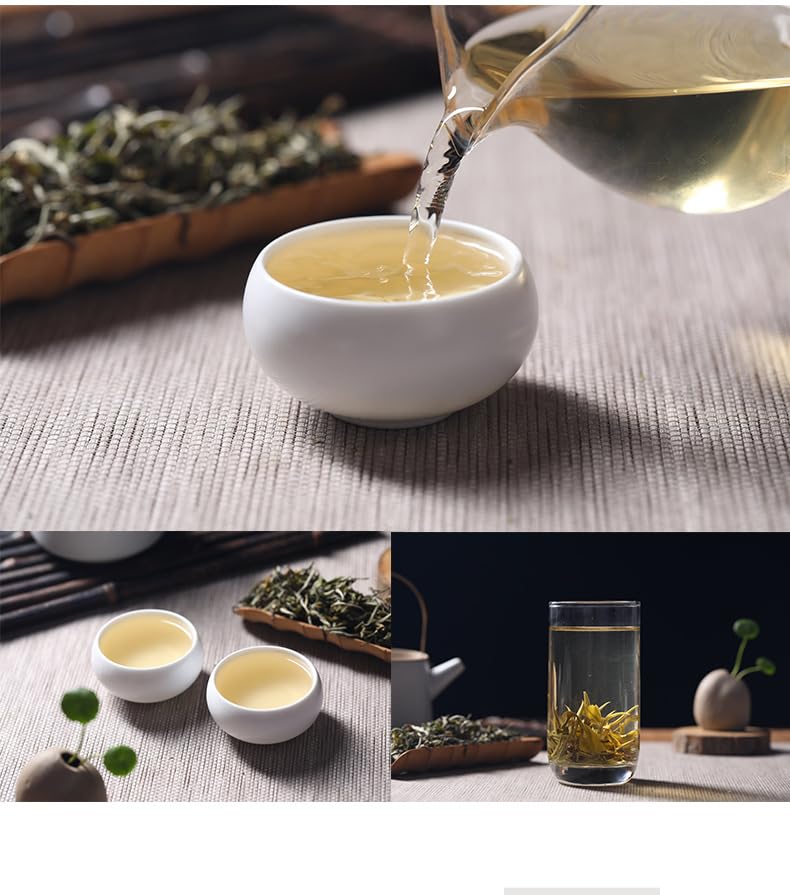Yunnan Natural and additive-free Loose Tea 500g Spring Tea Strong Flavour Mao Jian Green Tea Pure Aroma Loose Leaf tea 云南散装茶叶 春茶 1斤浓香型毛尖绿茶松针茗翠绿茶