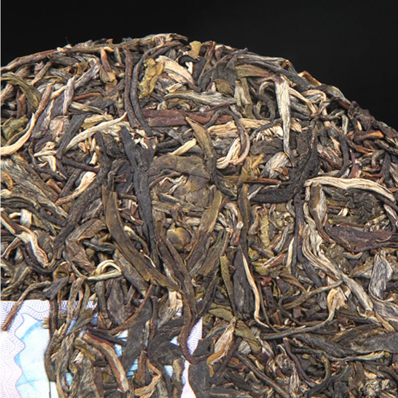 Natural Iceland Ancient Tree Puerh Raw Tea Menghu Yunnan 357g/12.59oz Exquisite Bamboo Shootshells Packaging 冰岛春尖古树普洱生茶云南勐库七子普洱茶叶 357g
