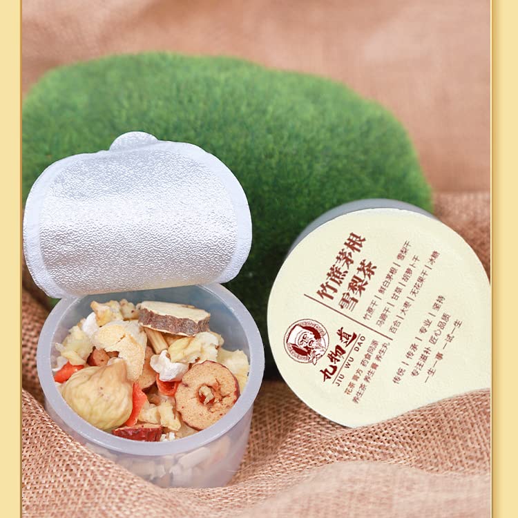 Chinese Herbal Tea Zhuzhe, Pear Tea Small Cans of Tea, Can Be Steeped Multiple Times 竹蔗茅根马蹄干养生茶代用茶组合小罐茶