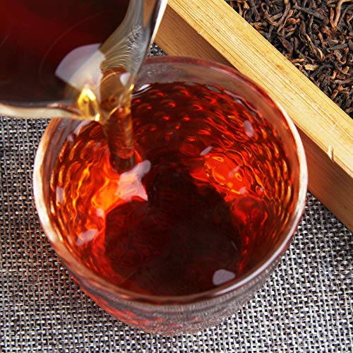 Natural and Additive-free Aged Puerh Tea 500g Yunnan Tea Palace Puerh Ripe Tea Palace Ripe Loose Tea Fermented Loose Yunnan Black Tea 金针宫廷普洱熟茶 宫廷熟散茶