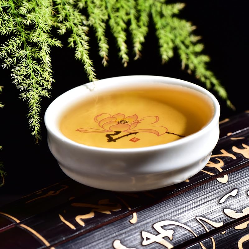 Premium Yunnan Puerh Tea Organic Yunhai Renaissance Brown Mountain Raw Tea Green Tea Yunnan Qizi Cake Tea 357g Puerh Cake Tea Deliciously Smooth 云南普洱茶 云海复兴号 布朗山生茶 云南七子饼茶 357g