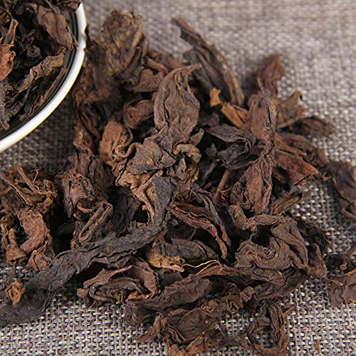Premium Puerh Tea Ripe Tea 80's Old Ripe Tea Menghai Chenxiang Large Leaf Dry Warehouse Puerh 500g Fermented Loose Yunnan Black Tea 普洱茶熟茶 80年代老熟茶 勐海陈香大叶干仓普洱500g