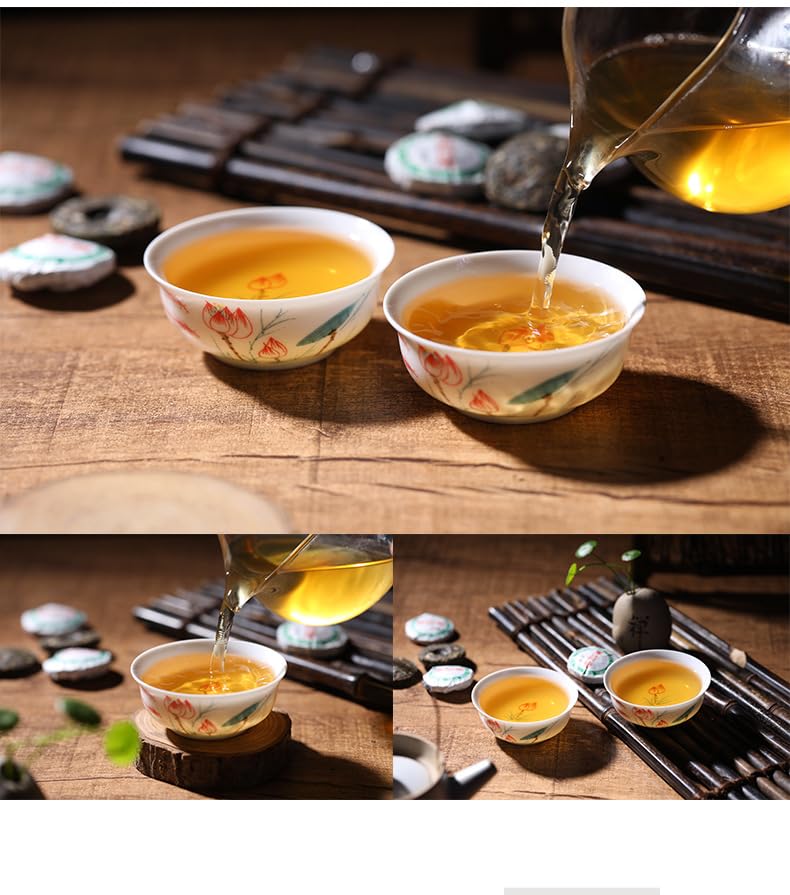 Natural and Additive-free Bo He Tang Small Tuocha Yunnan Puerh Raw Tea 500g Yunnan Puerh Small Tuocha Healthy and Delicious Green Tea 薄荷塘小沱茶 云南普洱生茶500g