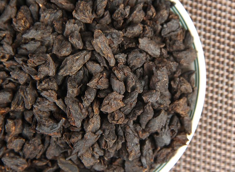 Fossilized Glutinous Tea Fossilized Tea Puerh Tea Ripe Tea Bulk Tea Ancient Tree Broken Silver Tea 500g Loose Yunnan Black Tea 糯米香茶化石茶叶普洱茶熟茶散装茶古树碎老茶头银子