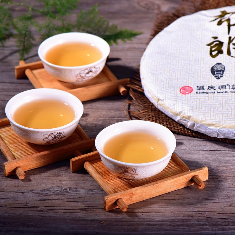 Natural and Additive-free Puerh Tea Brown Tree Tea 357g Puerh New Tea Brown Impression Menghai Puerh Tea Organic Loose Leaf 普洱茶 布朗大树茶 普洱新茶 357g 布朗印象 勐海普洱