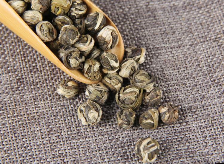 Natural Chinese Tea Jasmine Tea Fragrant Pearl Dragon Ball Hydrangea Tea loose Premium Strong Aroma Green Tea 500g 茉莉花茶香珠龙珠绣球2023新茶散装特种浓香型绿茶500g