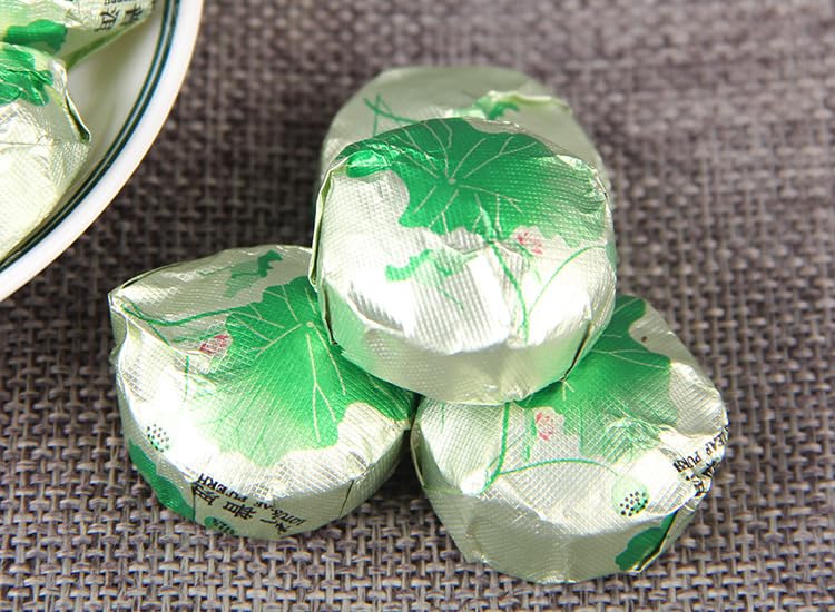 Yunnan Flower Tea Tuo Tea Lotus Leaf Flower Puerh Ripe Tea 500g Combination Herbal Tea Tea Lotus Leaf Healthy and Delicious Black Tea 小沱茶荷叶花普洱熟茶组合花草茶茶荷叶普洱茶叶500g