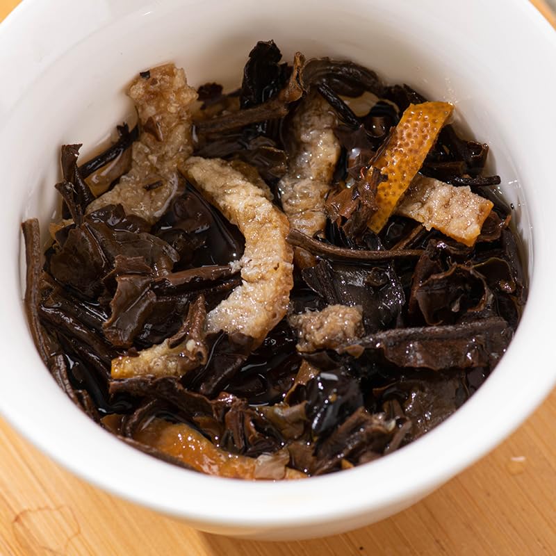 Premium Chenpi White Tea Xinhui Chenpi Tea 500g Yunnan Puerh Tea Brick Natural Chinese Tea 陈皮白茶新会陈皮茶叶500g云南普洱茶茶砖