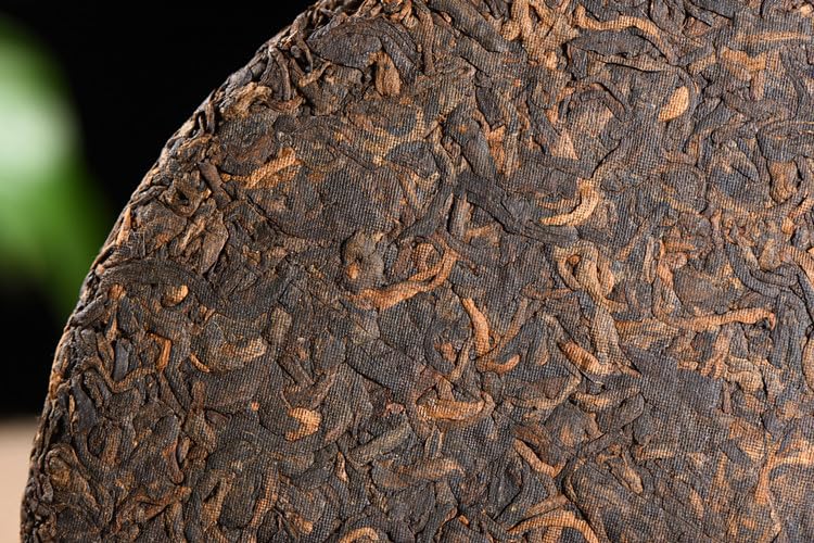 Premium Puer Ripe Tea Brown 357g/12.59oz Natural Without Additives Puerh Tea Cake Black tea for Daily Drink and Gift 印记黄 布朗357克普洱茶饼