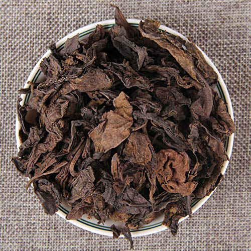 Premium Puerh Tea Ripe Tea 80's Old Ripe Tea Menghai Chenxiang Large Leaf Dry Warehouse Puerh 500g Fermented Loose Yunnan Black Tea 普洱茶熟茶 80年代老熟茶 勐海陈香大叶干仓普洱500g
