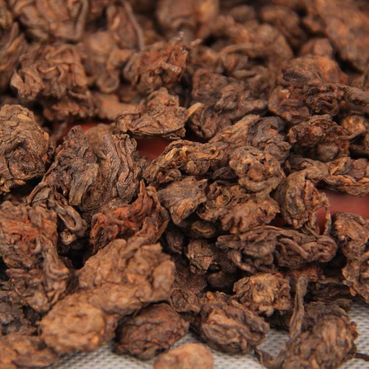 Premium Puerh Tea 500g Aged Golden Bud Laochatou Small Natural Tuo Loose Tea Leaf Menghai Ripe Tea Fermented Loose Yunnan Black Tea 陈年金芽老茶头 小号自然沱 勐海熟茶500g