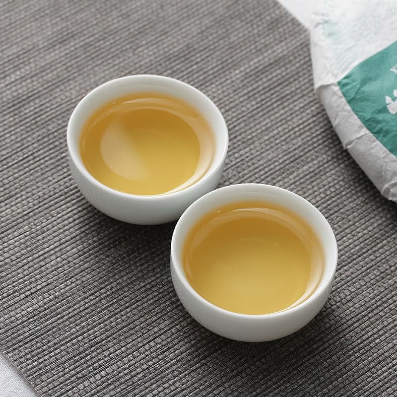 Yunnan Natural and Additive-free Puerh Tea Xigui Desert Mountain Tea Cake Spring Tea 357g Qizi Cake Tea Deliciously Smooth Raw tea 云南普洱茶 昔归荒山 茶饼 春茶 357克七子饼 茶