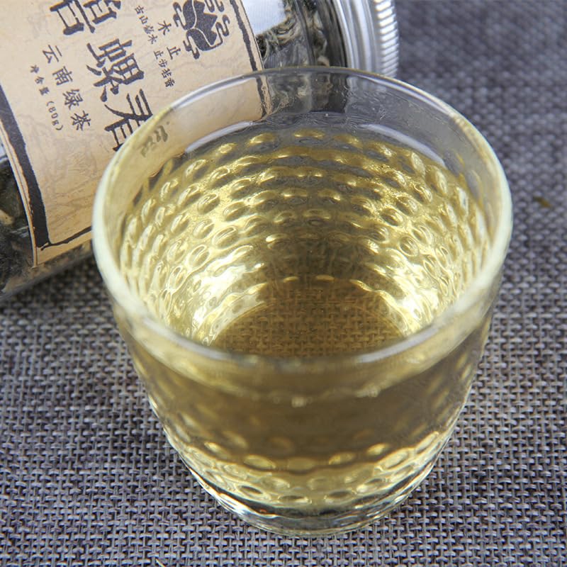 Small Can Green Tea Yunnan Natural and additive-free Green Tea Biluochun 80g One Bud One Leaf Biluochun Tea organic loose leaf 木止小罐绿茶 新茶 云南绿茶 碧螺春一芽一叶 碧螺春茶叶
