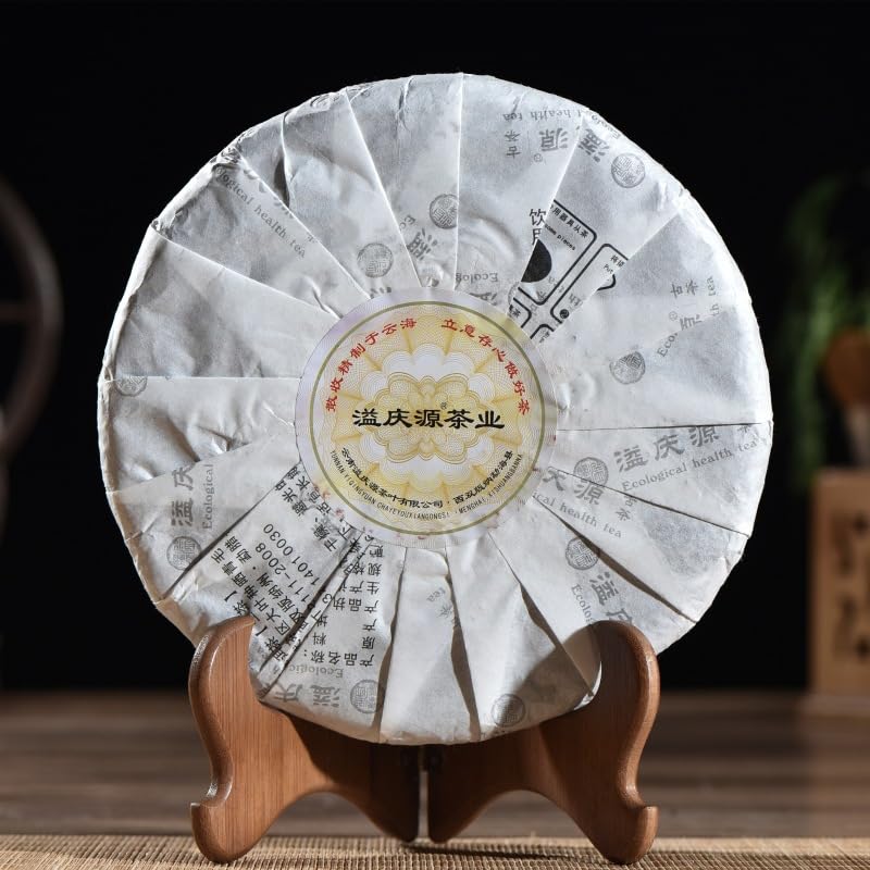 Premium Puerh Tea Cake Yiwu Puerh Raw Tea Green tea 357g Yunnan Qizi Cake Raw Tea Deliciously Smooth Puerh Tea 普洱茶饼 易武国有林 357g普洱生茶 云南七子饼茶