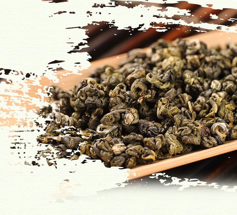 Yunnan Natural Tea Biluochun Tea Yunnan Big Leaf Strong Fragrance Green Tea Loose High Mountain Yunwu Tea 500g 新茶云南茶叶碧螺春茶云南大叶种浓香绿茶散装高山云雾曲茶
