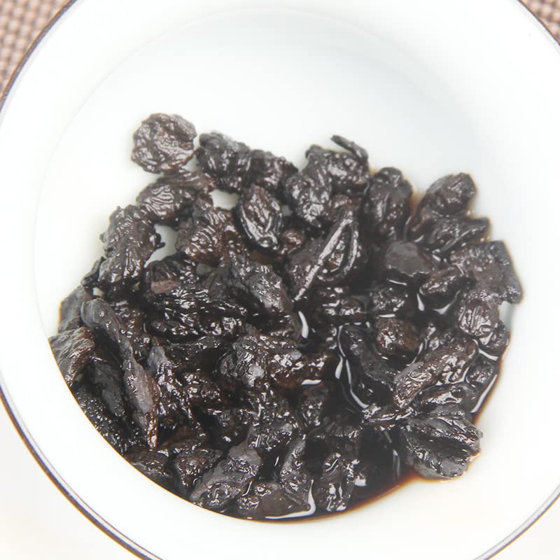 Fossilized Glutinous Tea Fossilized Tea Puerh Tea Ripe Tea Bulk Tea Ancient Tree Broken Silver Tea 500g Loose Yunnan Black Tea 糯米香茶化石茶叶普洱茶熟茶散装茶古树碎老茶头银子
