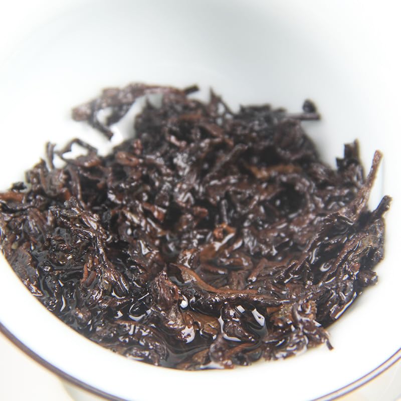 KaduoGolden Bud Puerh Tea Small Tuo Tea Cake 500g Yunnan Ripe Tea Small Lump Fragrance Black Tea Leaf Jade Cake Smooth and Mellow Ripe Tea 卡朵金芽普洱茶小沱茶饼云南熟茶小坨小粒装高香黑茶叶玉饼