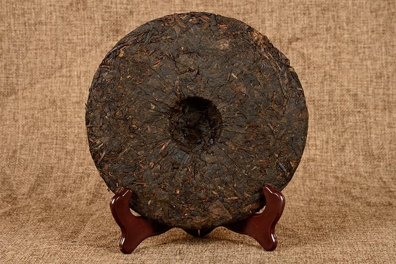 Natural Without Additives Puerh Tea Yunnan Pu'er Tea Yiwu Zhengshan Early Spring Tea Premium Cooked Tea 357g/ 12.59oz Black Tea 易武正山早春茶(熟茶)357克七子饼