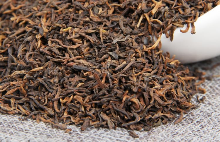Natural and Additive-free Aged Puerh Tea 500g Yunnan Tea Palace Puerh Ripe Tea Palace Ripe Loose Tea Fermented Loose Yunnan Black Tea 金针宫廷普洱熟茶 宫廷熟散茶