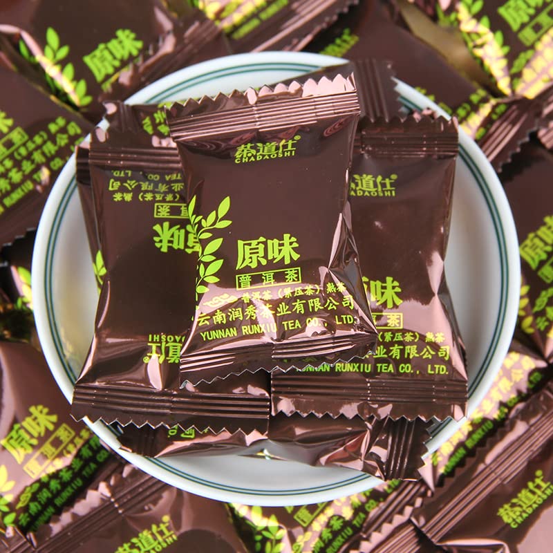 Premium Original Tea Tuo Tea Candy Paper Original Tuo Ripe Tea Puerh Tea Loose Tea 500g Aged Fermented Yunnan Black Tea 500g原味茶小沱茶糖果纸 原味小沱熟茶散装普洱茶