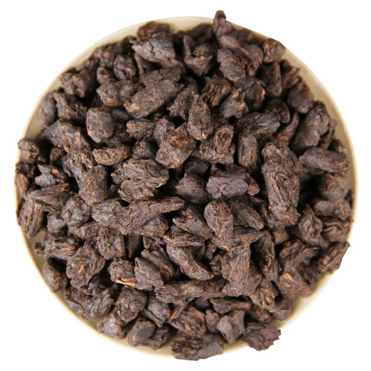Pu-erh Tea Premium Menghai Original Tea Fossil Mellow Pu-erh Broken Silver Cooked Tea loose tea 500g Yunnan Black Tea 普洱茶 佳品勐海 原味茶化石 醇香普洱碎银子 熟茶500克