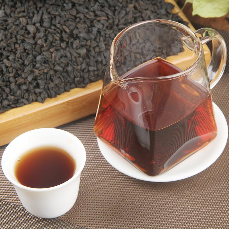 Yunnan Premium Pu'er Broken Silver Tea Fossil 500g Ripe Pu'er Tea Glutinous Rice Fragrance Tea Leaf Material Black Tea 普洱茶糯米香老茶头茶叶料黑茶500g