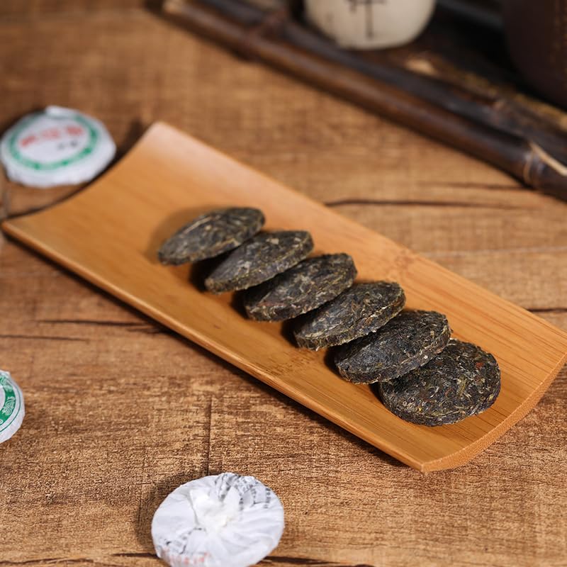Natural and Additive-free Bo He Tang Small Tuocha Yunnan Puerh Raw Tea 500g Yunnan Puerh Small Tuocha Healthy and Delicious Green Tea 薄荷塘小沱茶 云南普洱生茶500g