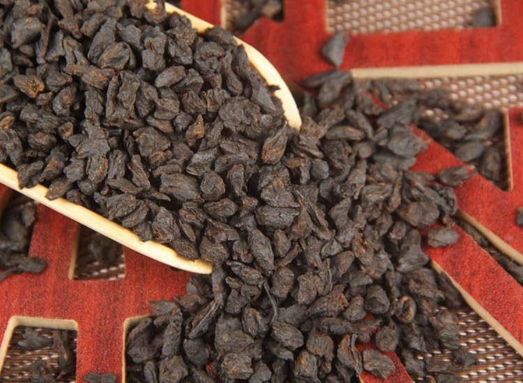 Yunnan Premium Pu'er Broken Silver Tea Fossil 500g Ripe Pu'er Tea Glutinous Rice Fragrance Tea Leaf Material Black Tea 普洱茶糯米香老茶头茶叶料黑茶500g