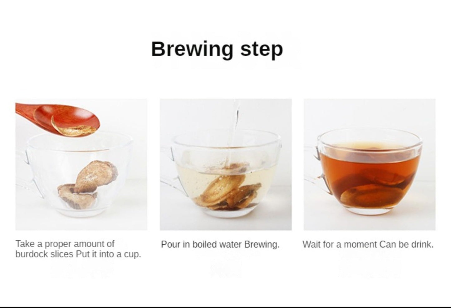 Tong ren tang Dried burdock root tea, 75g/2.64oz Burdock root cut 100% natural without additives burdock root tea, Herbal tea 北京同仁堂牛蒡根黄金牛蒡茶75克