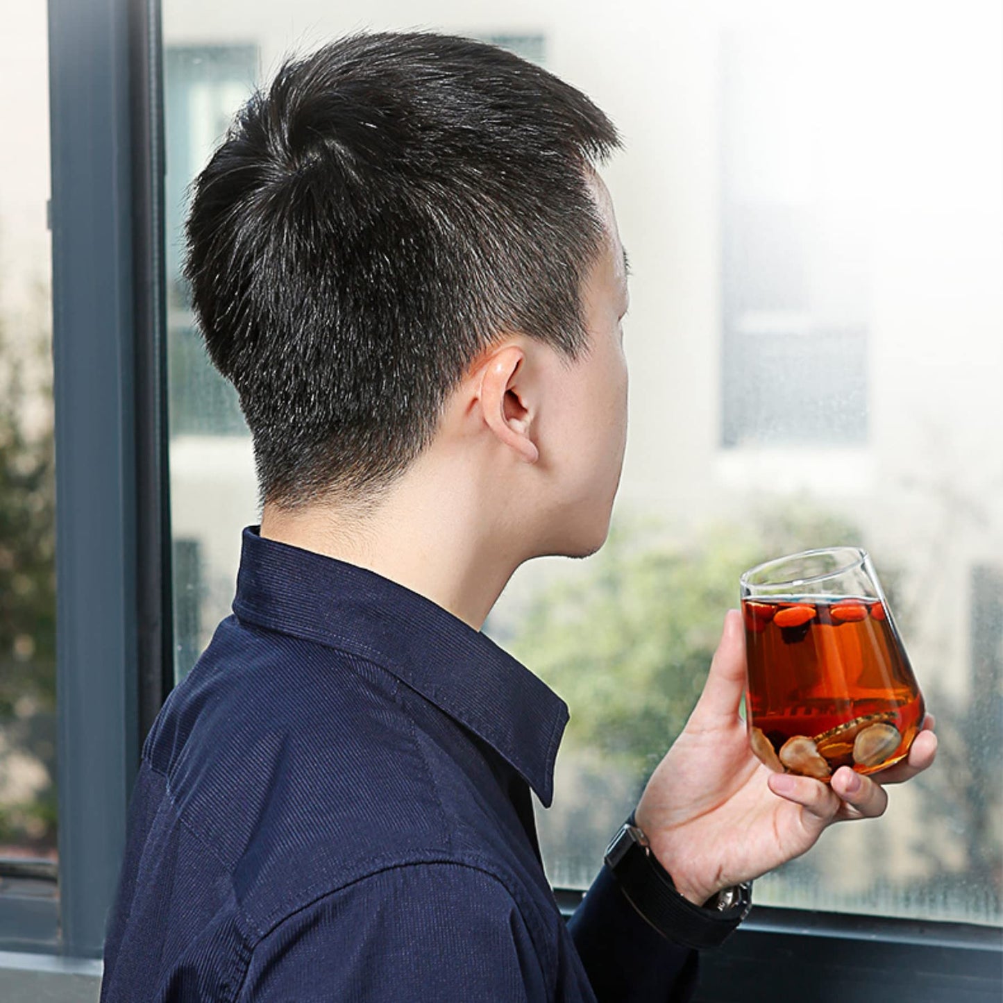 Chinese Herbal tea Combination Tea for Men Ginseng Tea Goji Huangjing Tea 19.05oz/540g 杞里香人参七雄茶540g