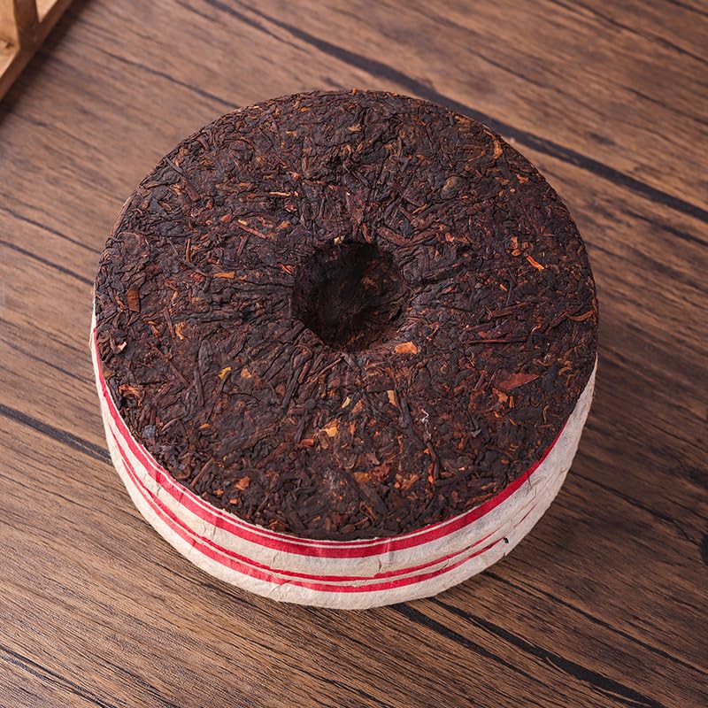 Premium Yunnan Tea Commercial Tea Cake Puerh Tea Ripe Lincang Ancient Tree Tea Spring Tea 357g Natural Puerh Ripe Tea 临沧古树茶357克普洱熟茶