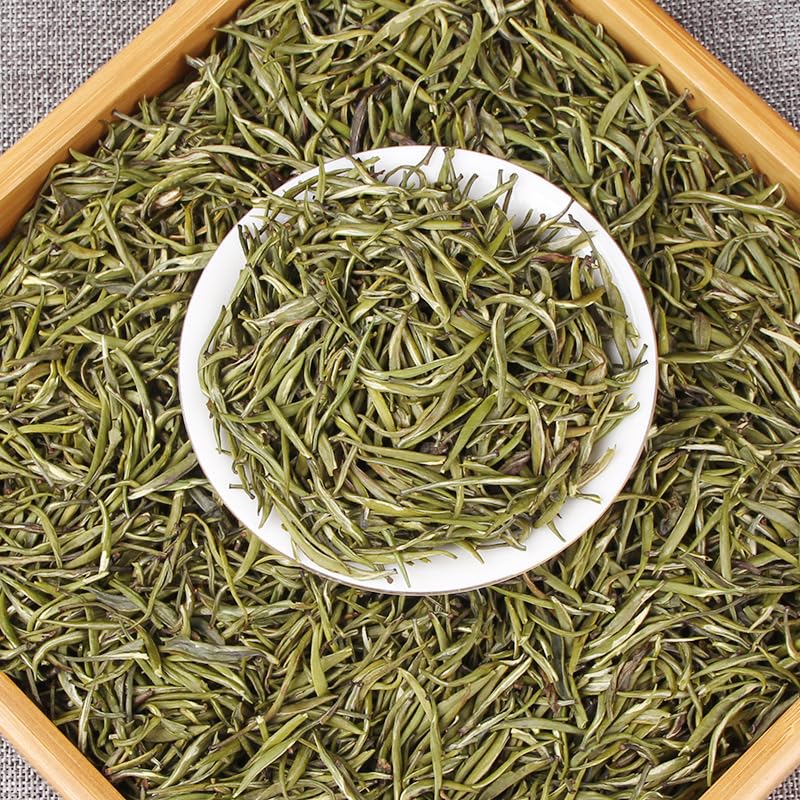 Premium Tender Buds Green Tea Mingqian First Spring Tea 500g Yunnan Single Bud Bamboo Leaf Green Mao Jian Cold Brew Tea 新茶特级嫩芽青针绿茶明前头春茶云南雀舌单芽竹叶青毛尖冷泡